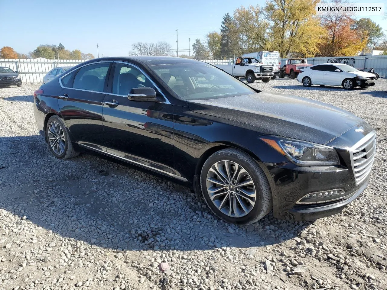 2016 Hyundai Genesis 3.8L VIN: KMHGN4JE3GU112517 Lot: 78688324