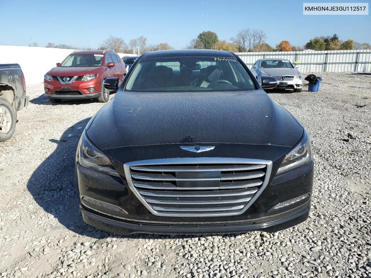 2016 Hyundai Genesis 3.8L VIN: KMHGN4JE3GU112517 Lot: 78688324