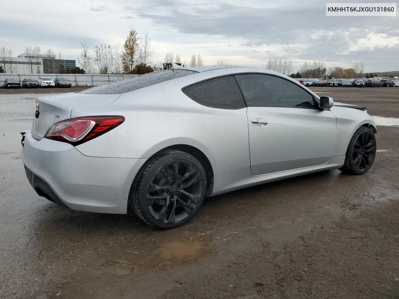 2016 Hyundai Genesis Coupe 3.8L VIN: KMHHT6KJXGU131860 Lot: 79044144