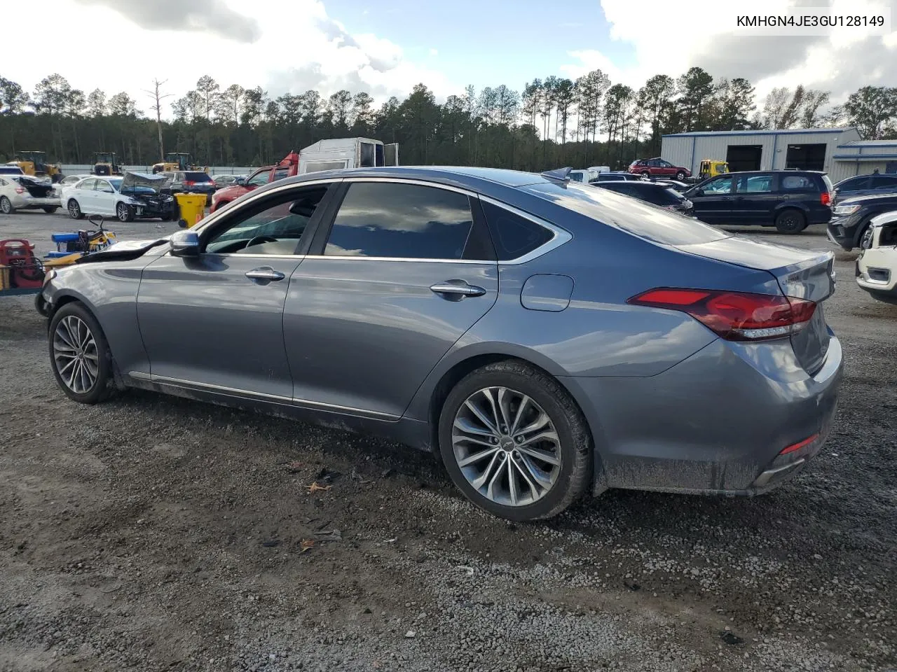 2016 Hyundai Genesis 3.8L VIN: KMHGN4JE3GU128149 Lot: 79694044