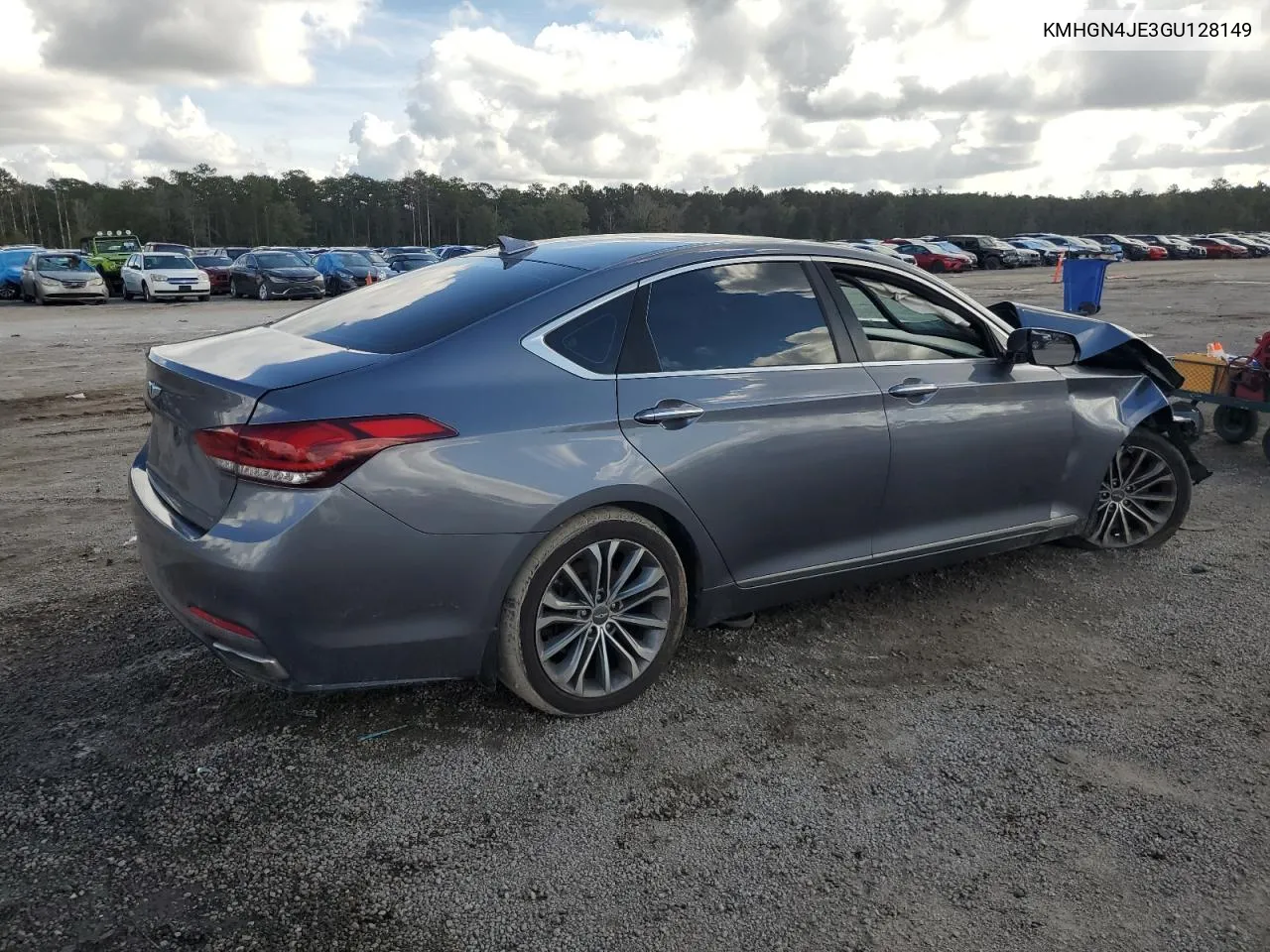 2016 Hyundai Genesis 3.8L VIN: KMHGN4JE3GU128149 Lot: 79694044