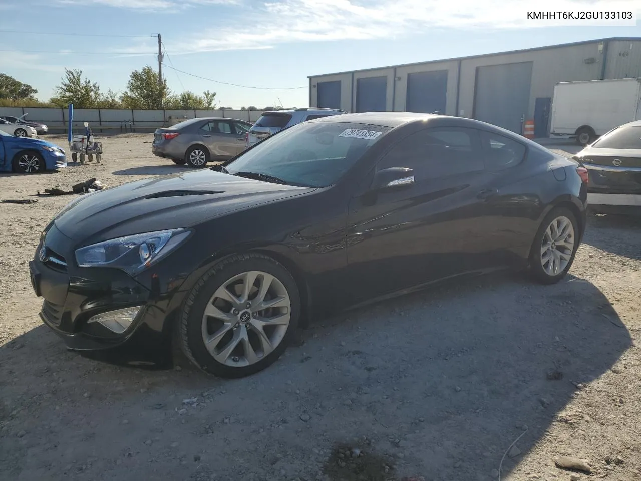 2016 Hyundai Genesis Coupe 3.8L VIN: KMHHT6KJ2GU133103 Lot: 79741354