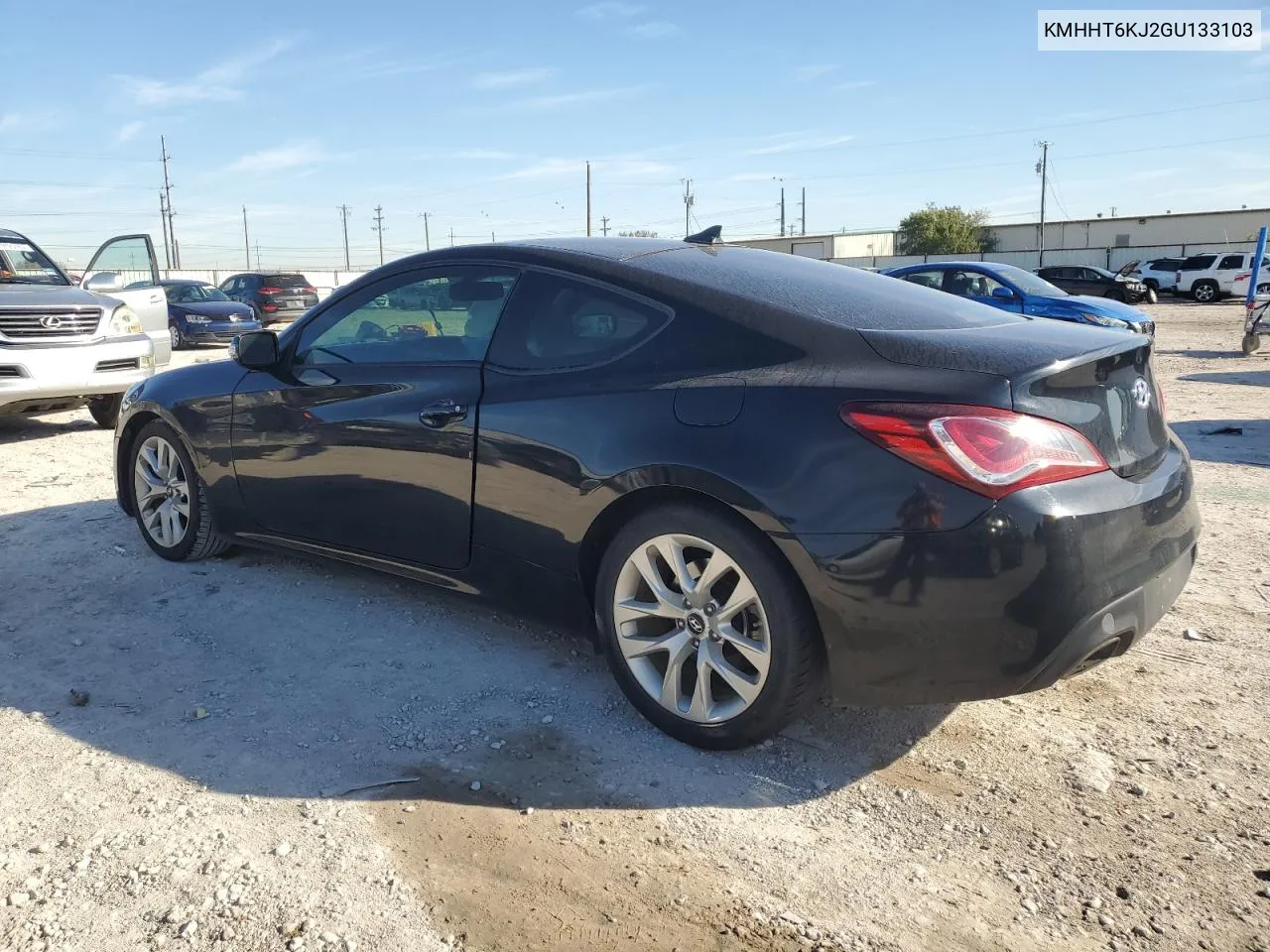 2016 Hyundai Genesis Coupe 3.8L VIN: KMHHT6KJ2GU133103 Lot: 79741354