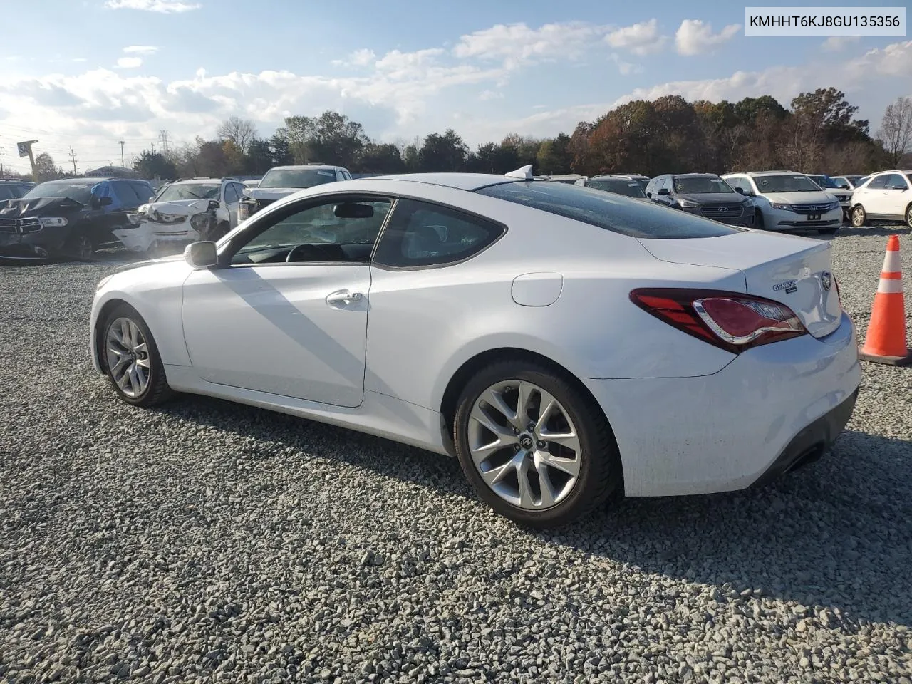 2016 Hyundai Genesis Coupe 3.8L VIN: KMHHT6KJ8GU135356 Lot: 79922304