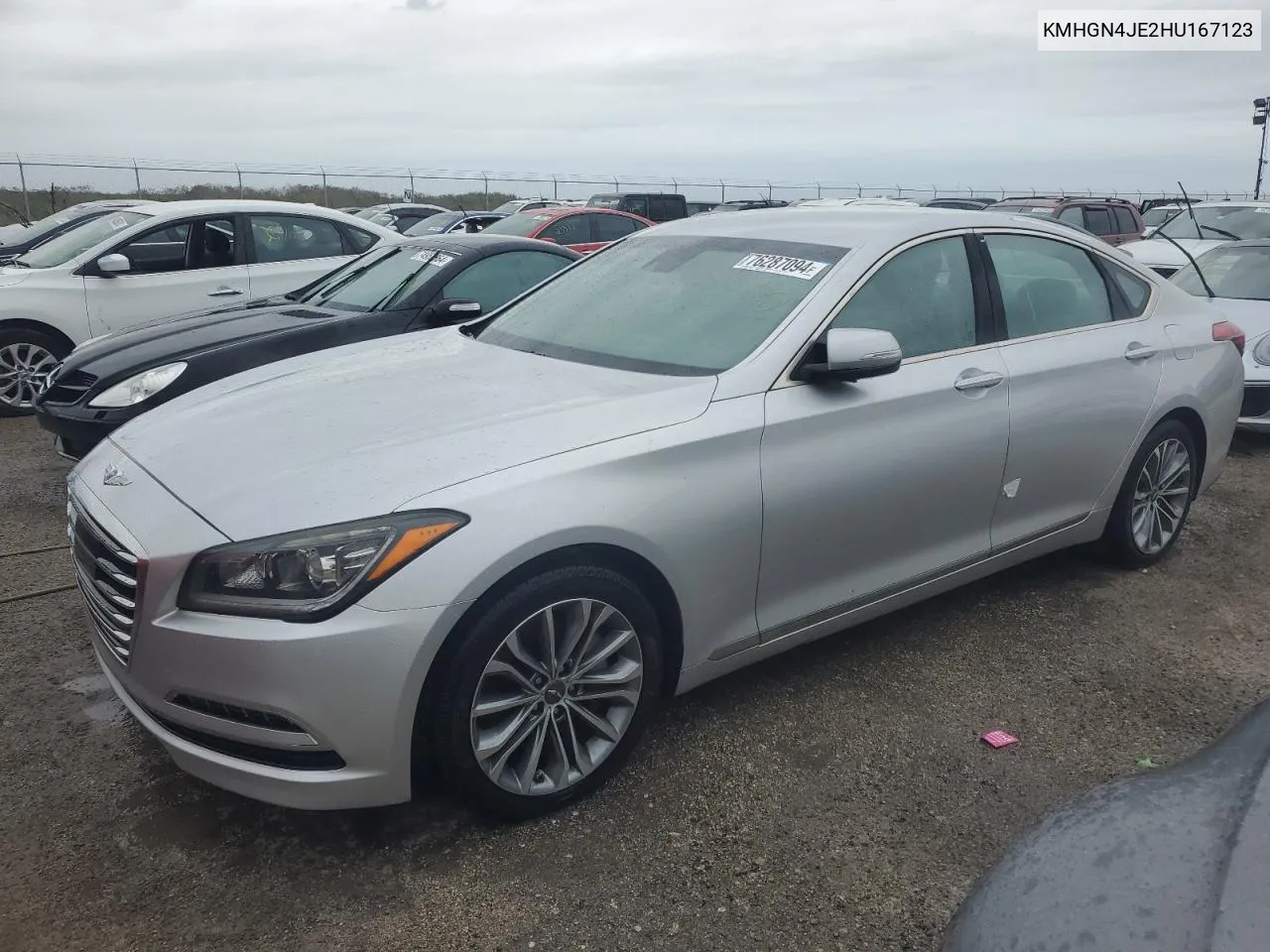 2017 Genesis G80 Base VIN: KMHGN4JE2HU167123 Lot: 76287094