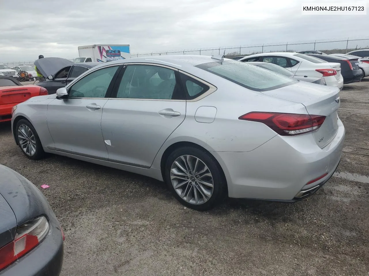 2017 Genesis G80 Base VIN: KMHGN4JE2HU167123 Lot: 76287094