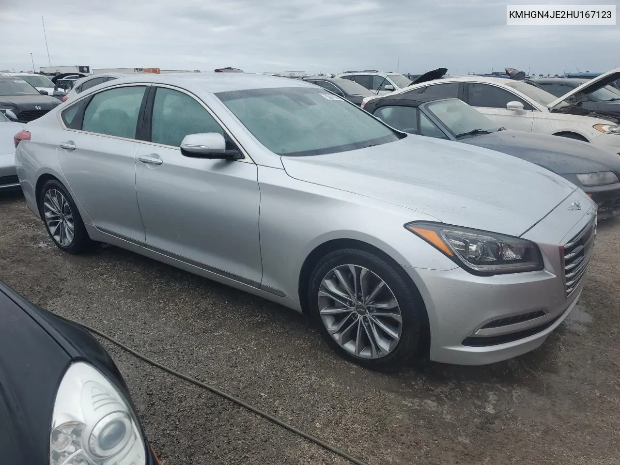 2017 Genesis G80 Base VIN: KMHGN4JE2HU167123 Lot: 76287094