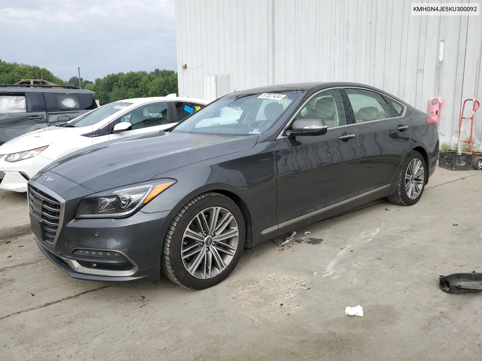 2019 Genesis G80 Base VIN: KMHGN4JE5KU300092 Lot: 67027434