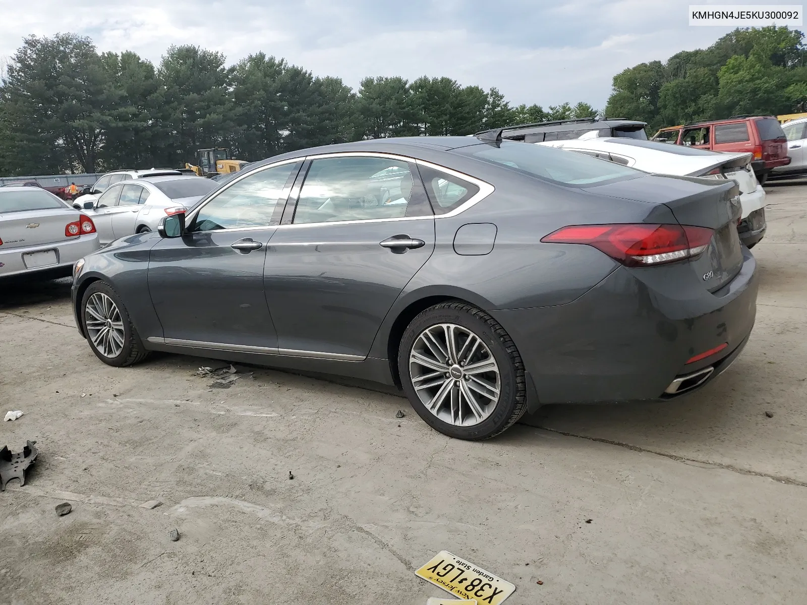 KMHGN4JE5KU300092 2019 Genesis G80 Base