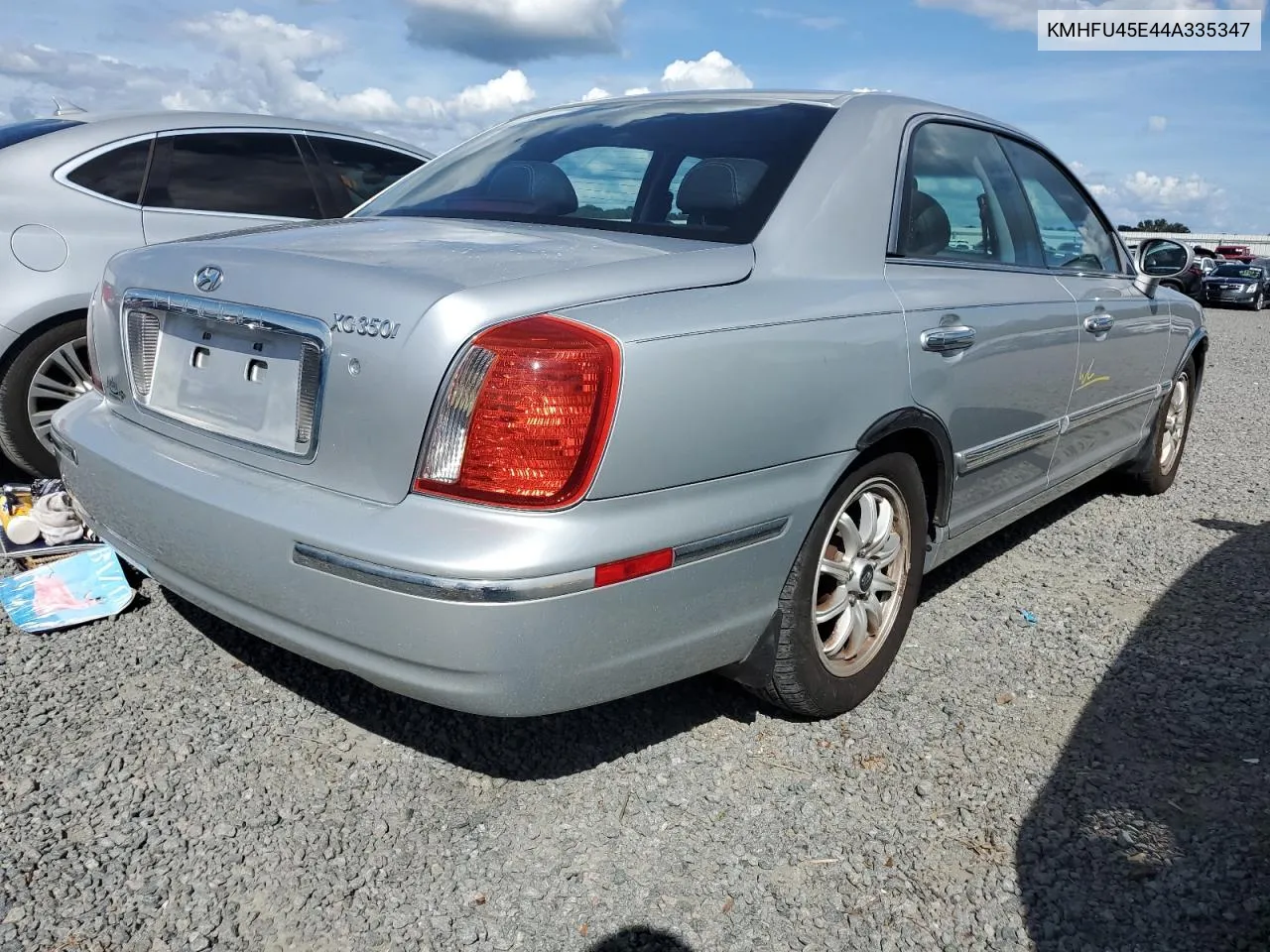 2004 Hyundai Xg 350 VIN: KMHFU45E44A335347 Lot: 74031864