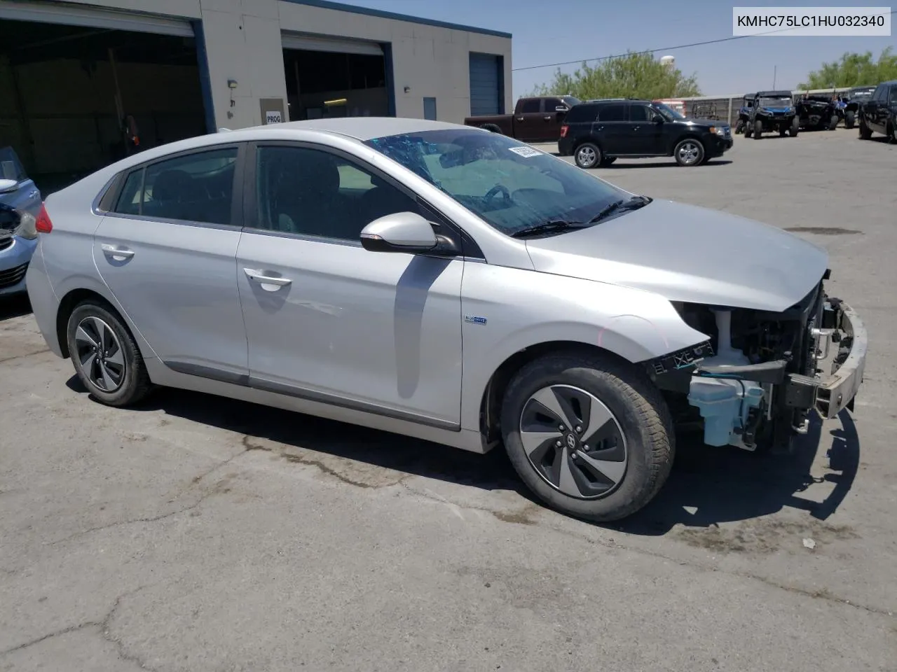 2017 Hyundai Ioniq Sel VIN: KMHC75LC1HU032340 Lot: 53063934