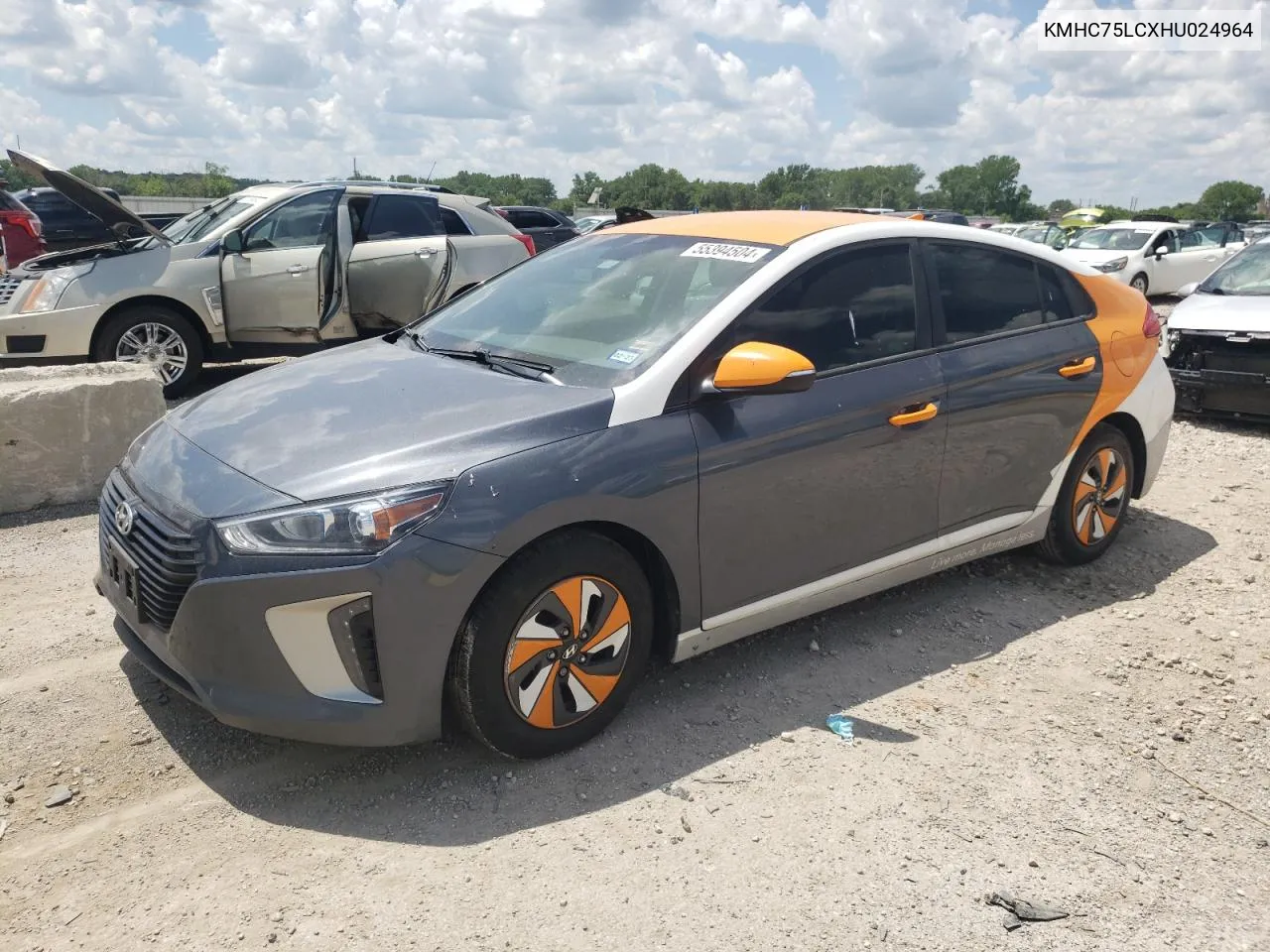 KMHC75LCXHU024964 2017 Hyundai Ioniq Sel