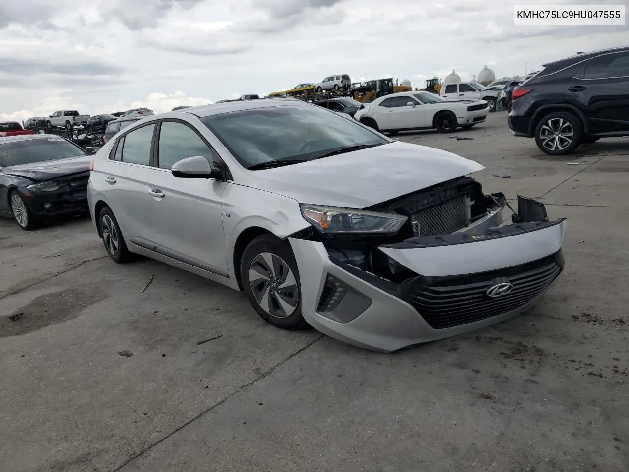 KMHC75LC9HU047555 2017 Hyundai Ioniq Sel