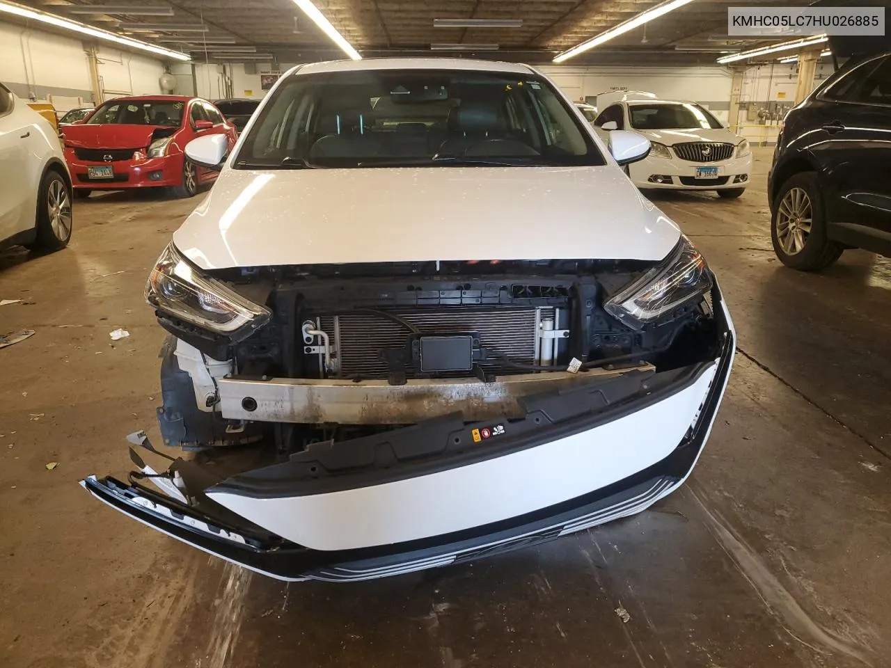 KMHC05LC7HU026885 2017 Hyundai Ioniq Limited