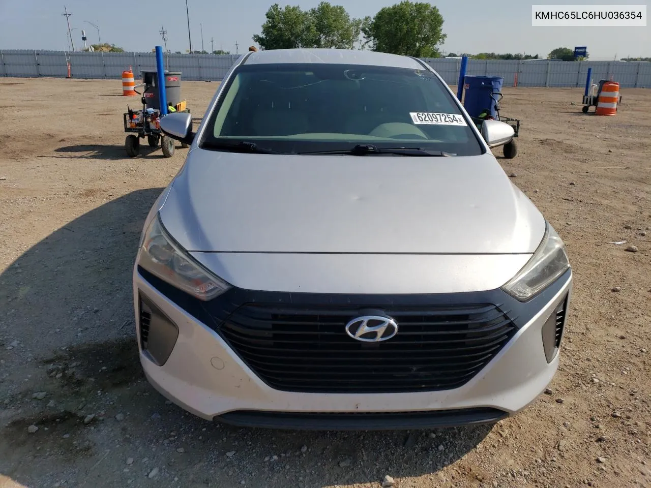 2017 Hyundai Ioniq Blue VIN: KMHC65LC6HU036354 Lot: 62097254