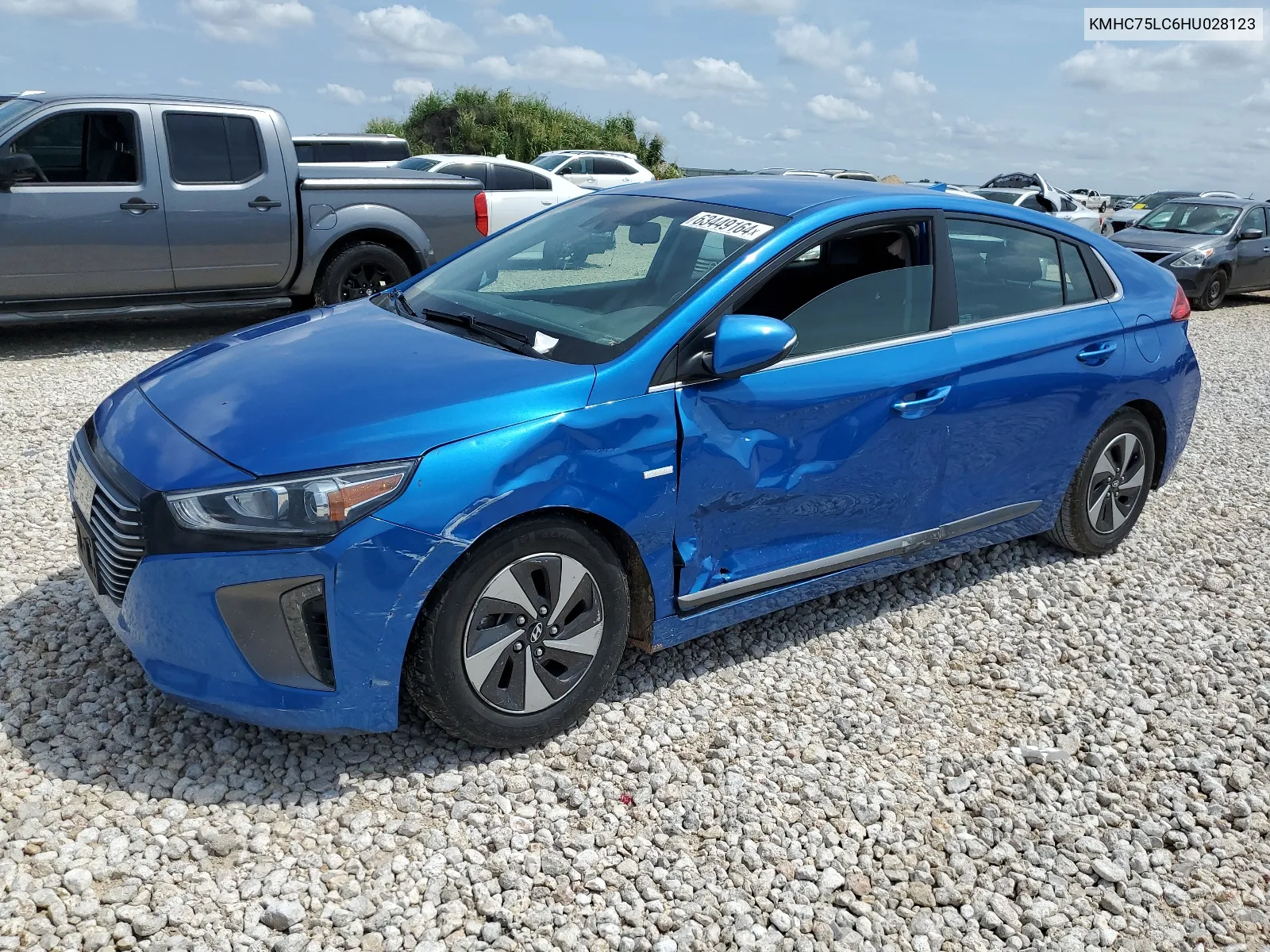 KMHC75LC6HU028123 2017 Hyundai Ioniq Sel