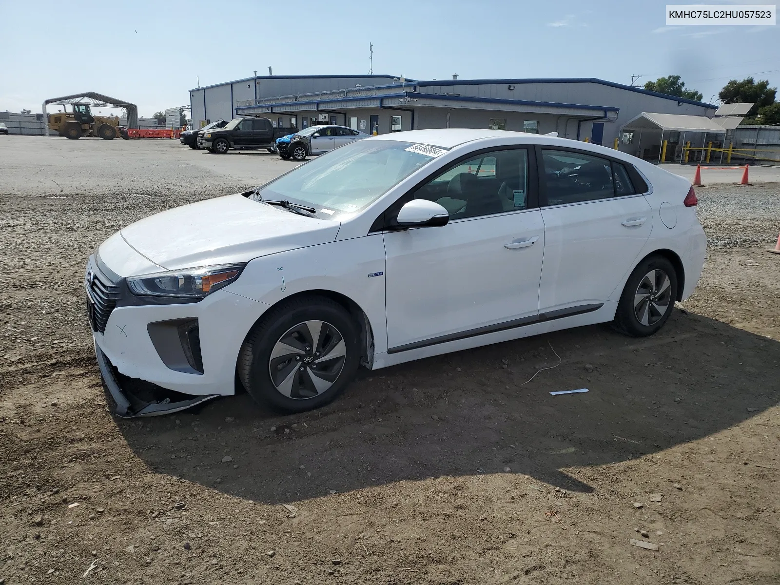 KMHC75LC2HU057523 2017 Hyundai Ioniq Sel