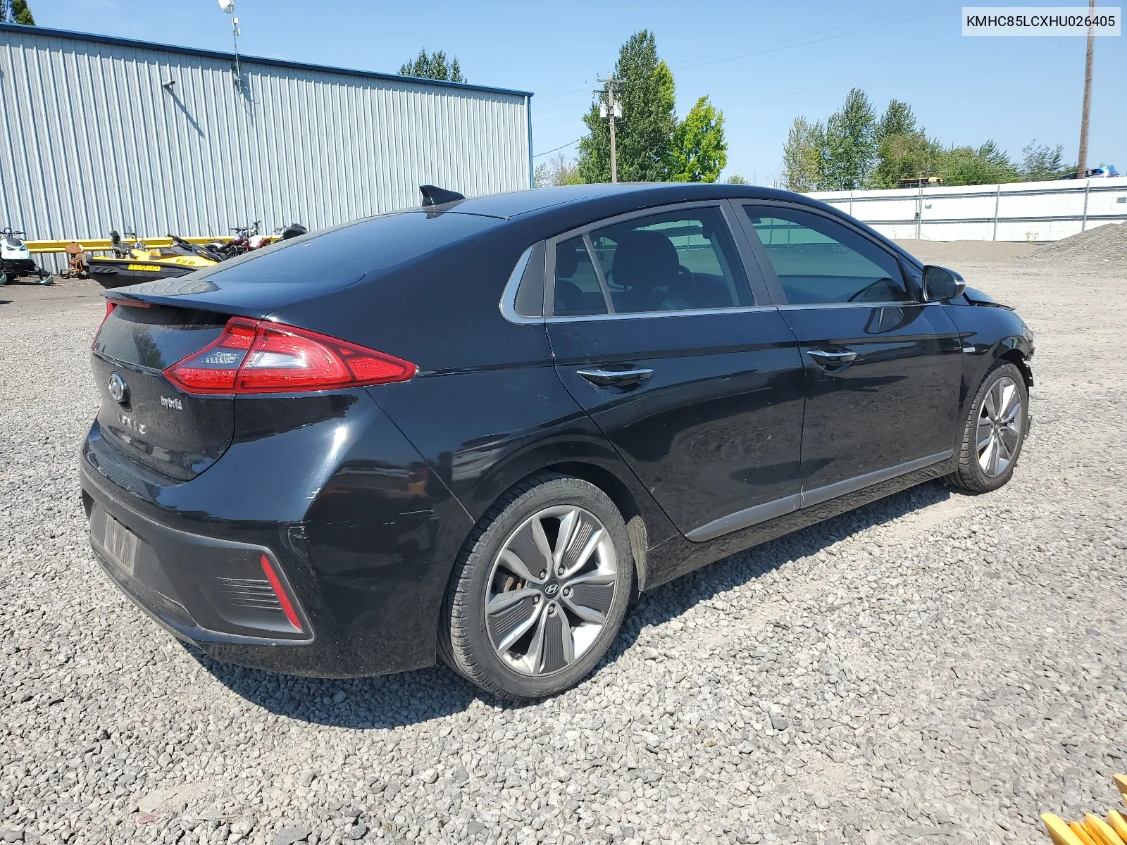 KMHC85LCXHU026405 2017 Hyundai Ioniq Limited