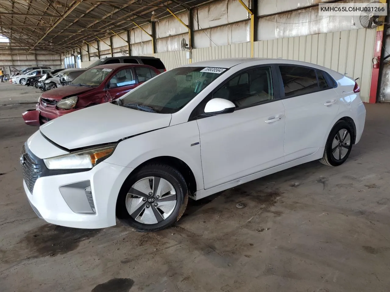 2017 Hyundai Ioniq Blue VIN: KMHC65LC6HU031266 Lot: 69838564