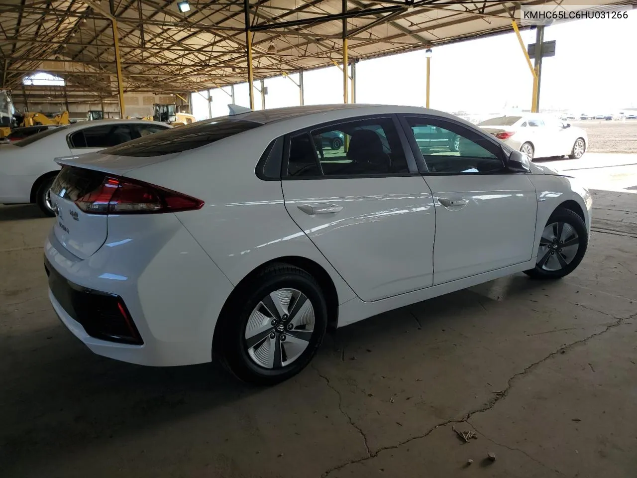 KMHC65LC6HU031266 2017 Hyundai Ioniq Blue