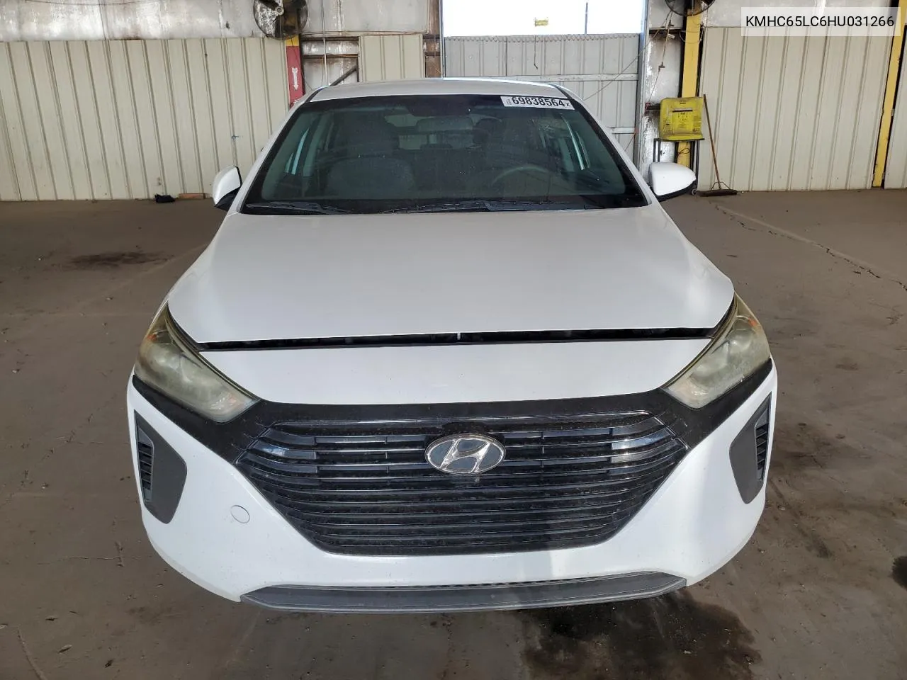 KMHC65LC6HU031266 2017 Hyundai Ioniq Blue