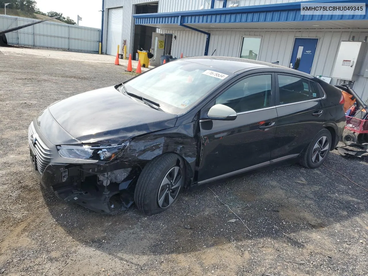 KMHC75LC8HU049345 2017 Hyundai Ioniq Sel