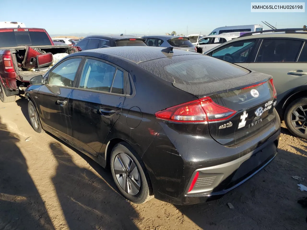 2017 Hyundai Ioniq Blue VIN: KMHC65LC1HU026198 Lot: 72986294