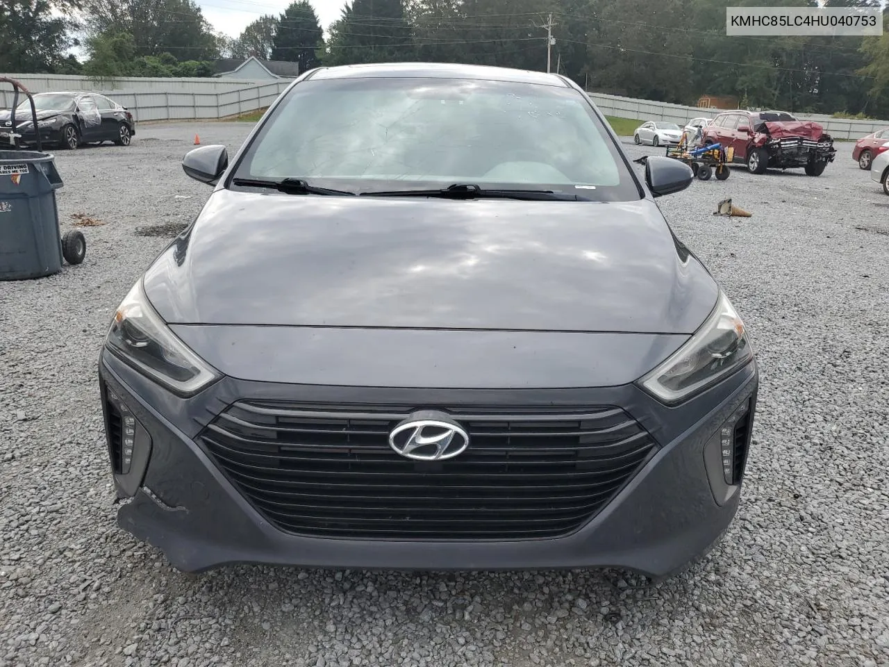 KMHC85LC4HU040753 2017 Hyundai Ioniq Limited