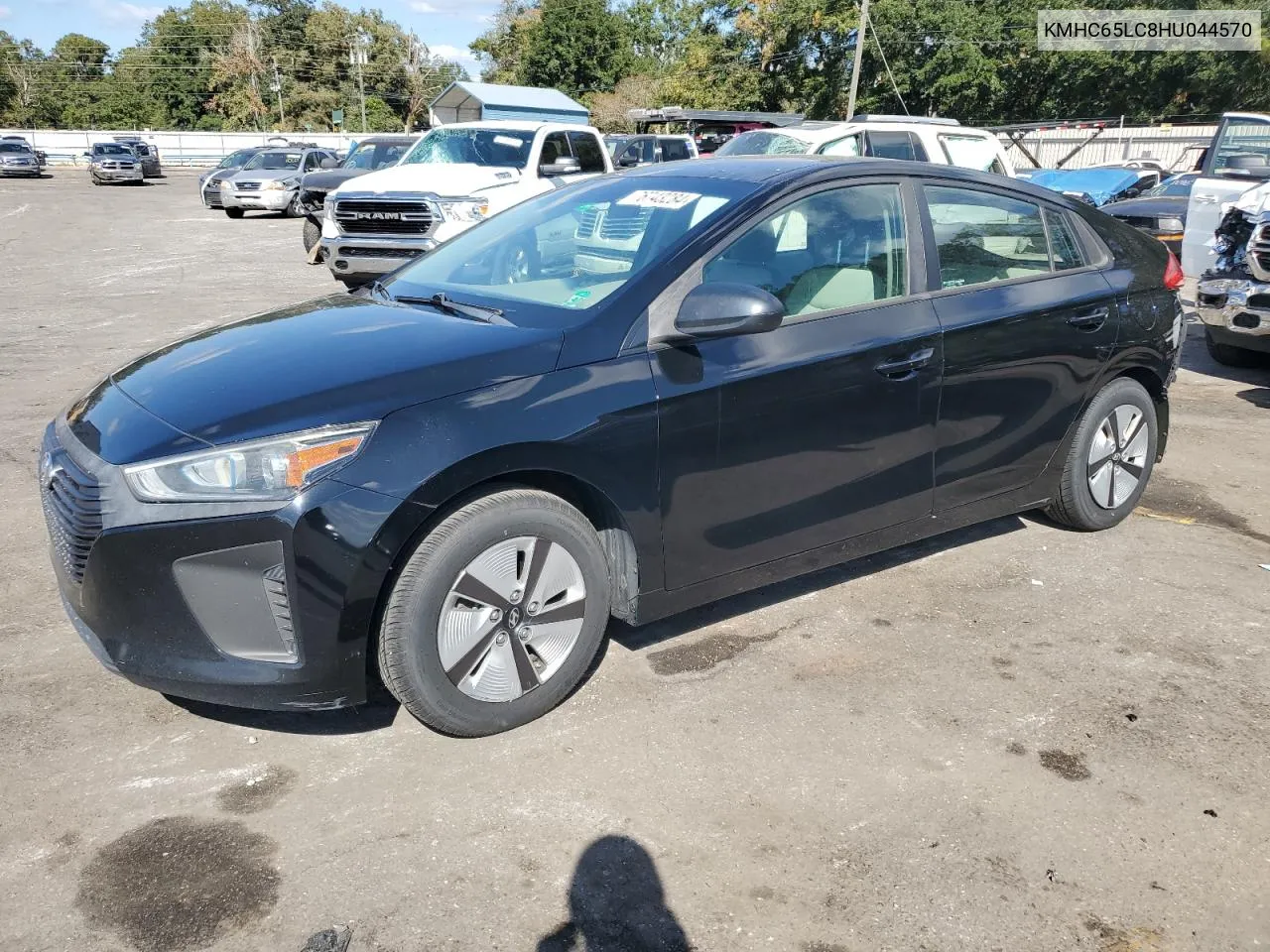 2017 Hyundai Ioniq Blue VIN: KMHC65LC8HU044570 Lot: 76743284