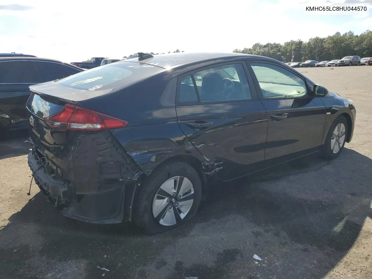 2017 Hyundai Ioniq Blue VIN: KMHC65LC8HU044570 Lot: 76743284