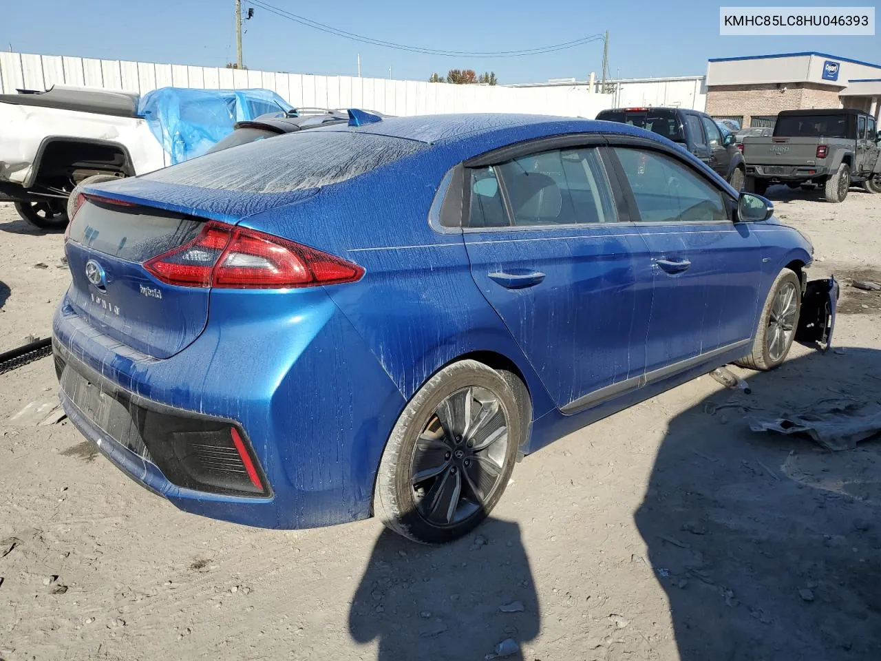 2017 Hyundai Ioniq Limited VIN: KMHC85LC8HU046393 Lot: 77096884