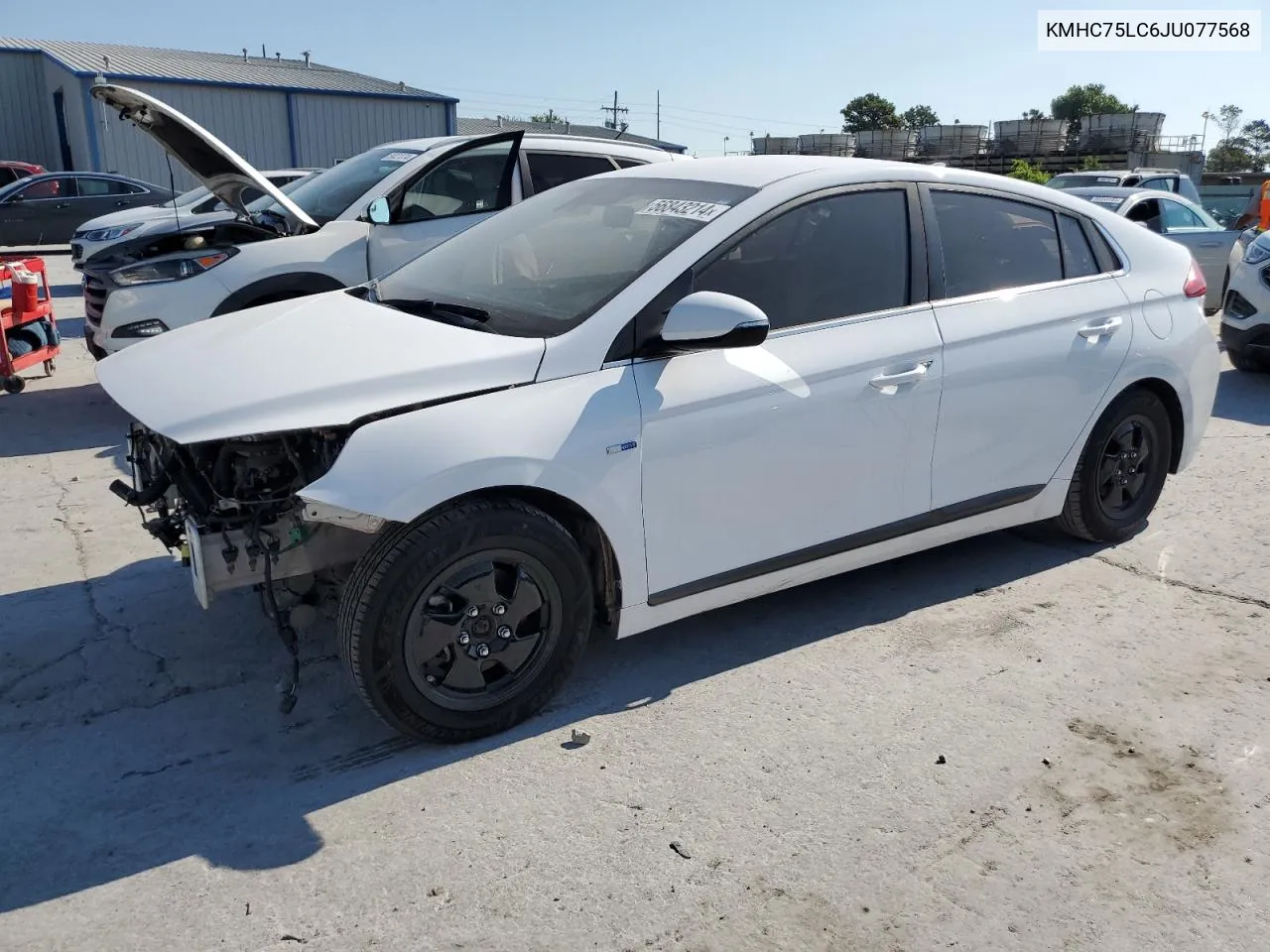 2018 Hyundai Ioniq Sel VIN: KMHC75LC6JU077568 Lot: 56843214