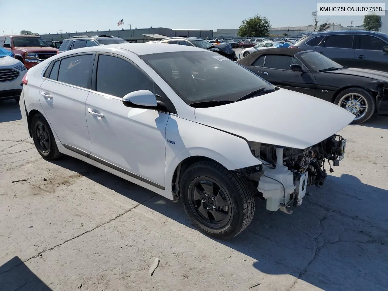 2018 Hyundai Ioniq Sel VIN: KMHC75LC6JU077568 Lot: 56843214