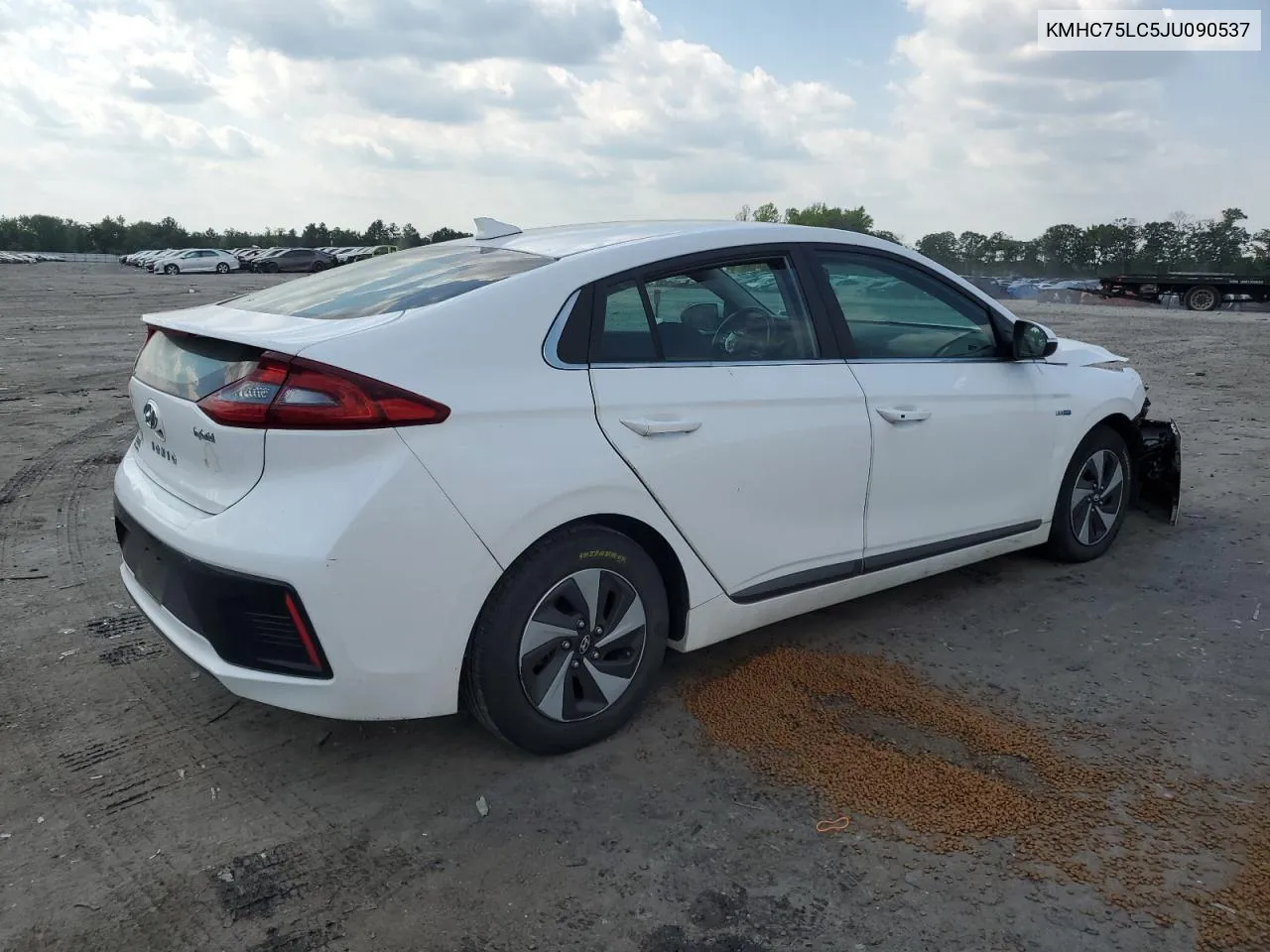 KMHC75LC5JU090537 2018 Hyundai Ioniq Sel