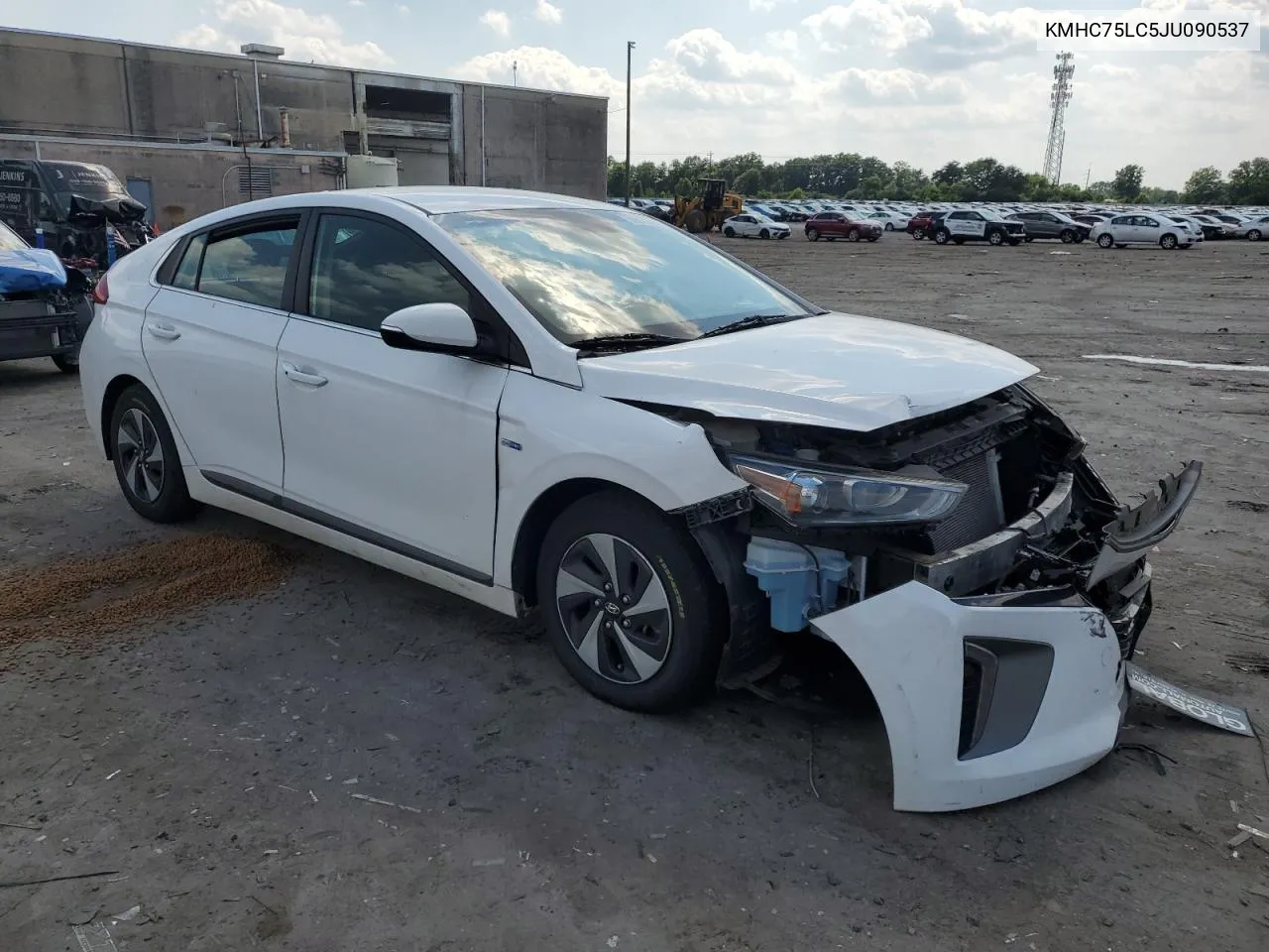 KMHC75LC5JU090537 2018 Hyundai Ioniq Sel