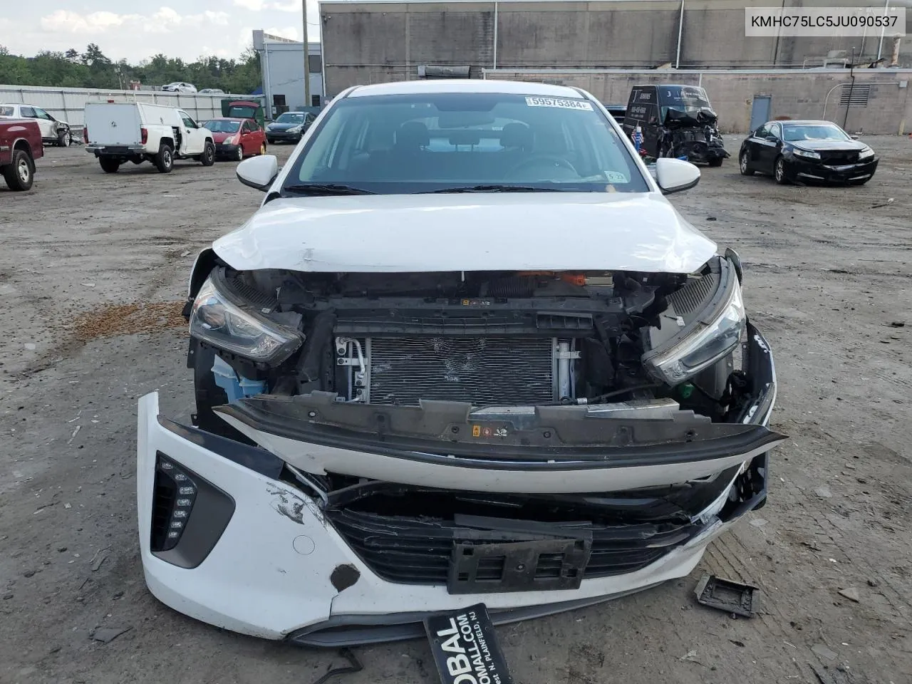 KMHC75LC5JU090537 2018 Hyundai Ioniq Sel