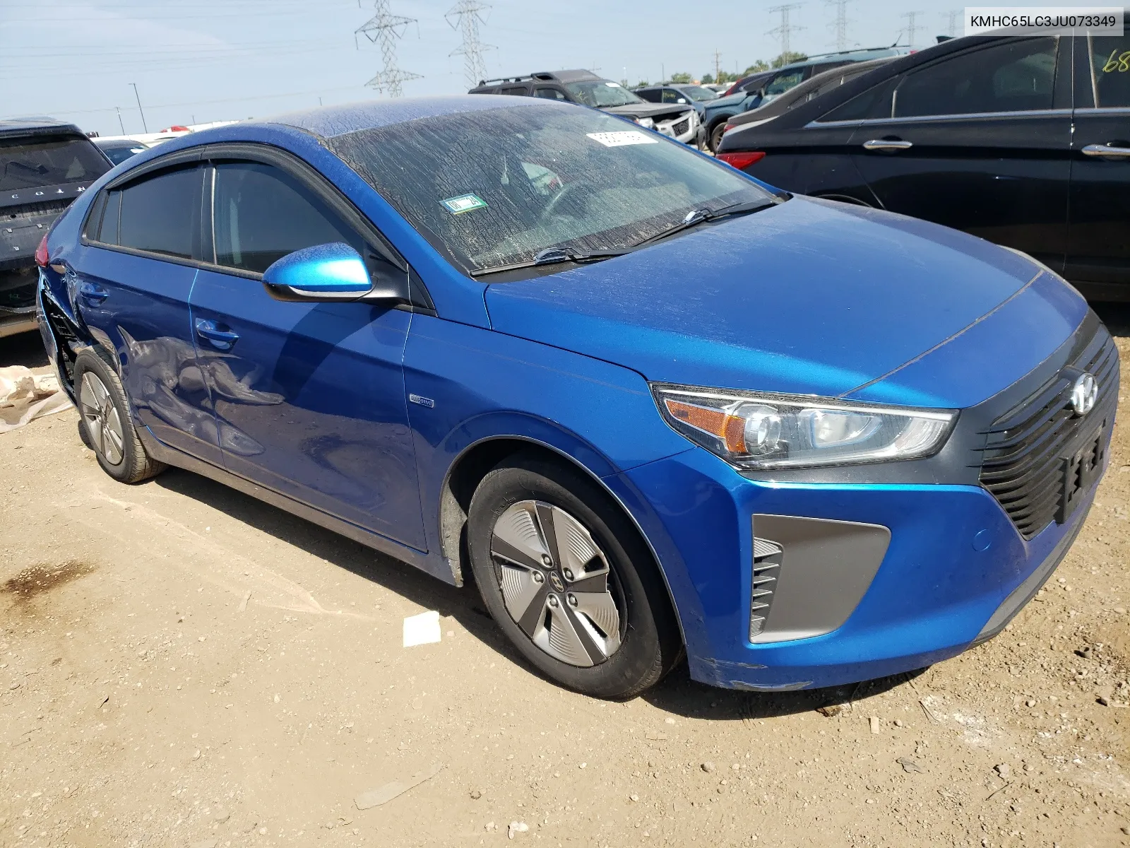 2018 Hyundai Ioniq Blue VIN: KMHC65LC3JU073349 Lot: 68217994