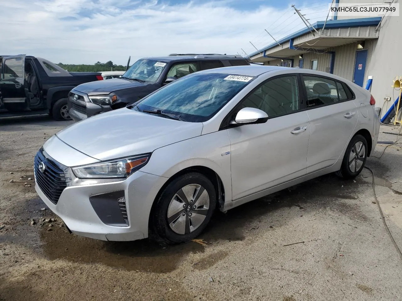 2018 Hyundai Ioniq Blue VIN: KMHC65LC3JU077949 Lot: 69414774