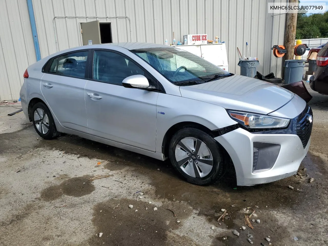 2018 Hyundai Ioniq Blue VIN: KMHC65LC3JU077949 Lot: 69414774