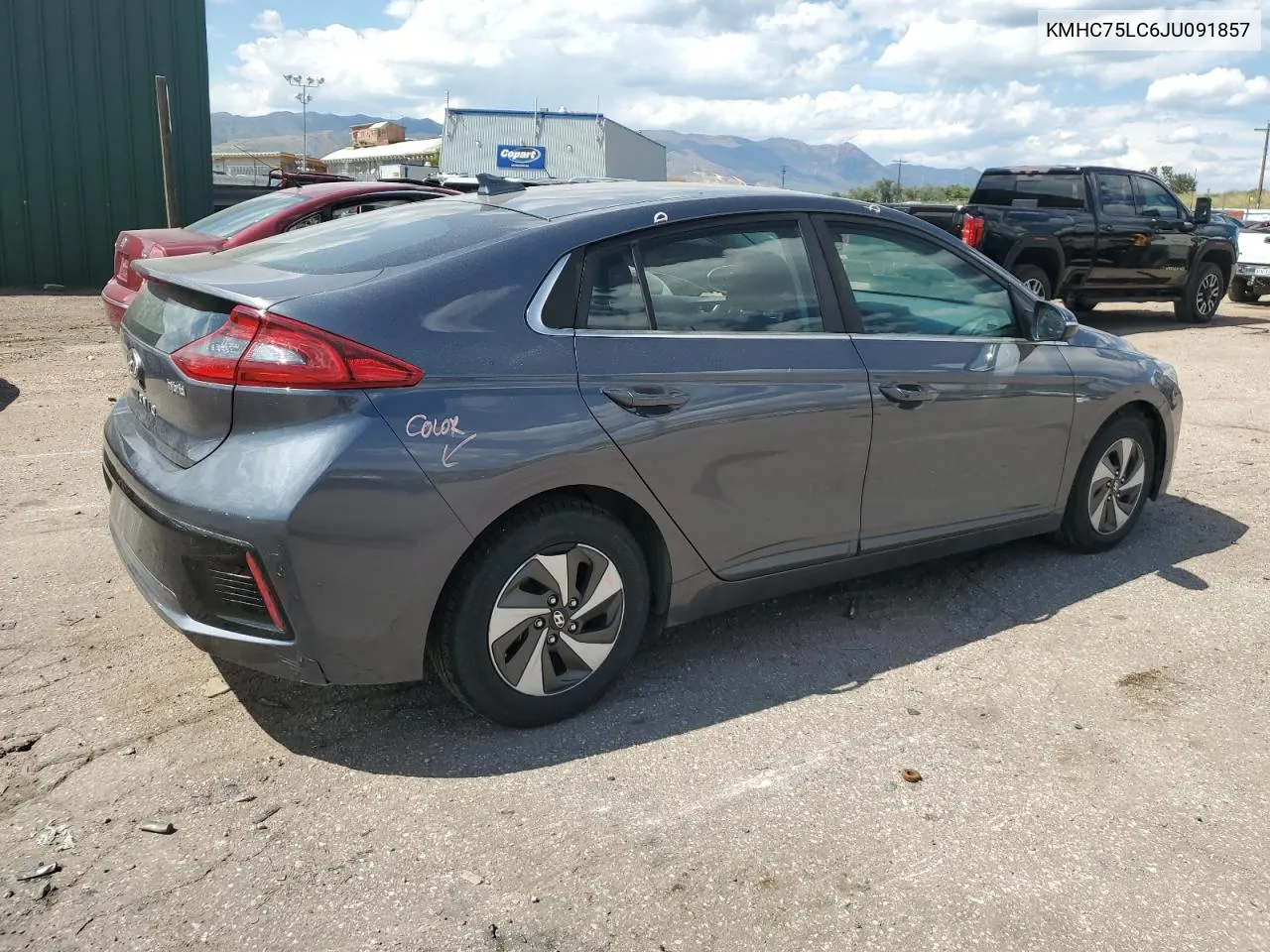 KMHC75LC6JU091857 2018 Hyundai Ioniq Sel