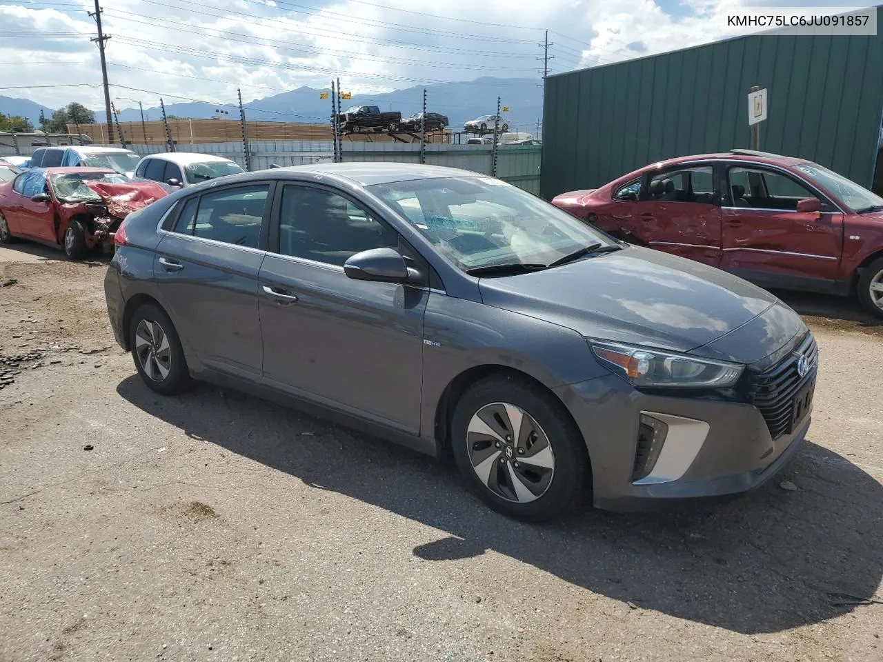 2018 Hyundai Ioniq Sel VIN: KMHC75LC6JU091857 Lot: 70363124