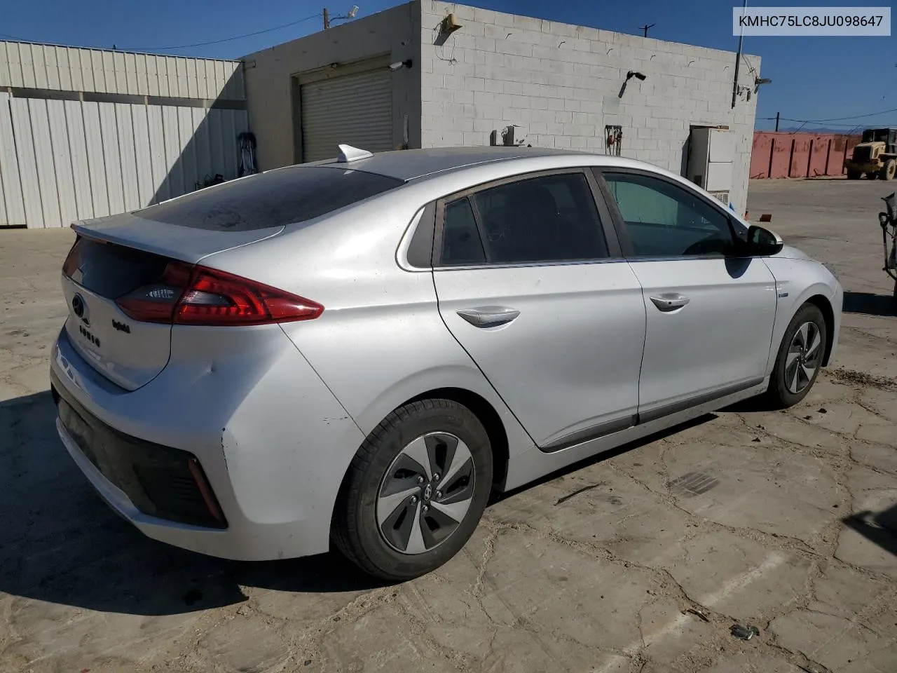 2018 Hyundai Ioniq Sel VIN: KMHC75LC8JU098647 Lot: 71892534