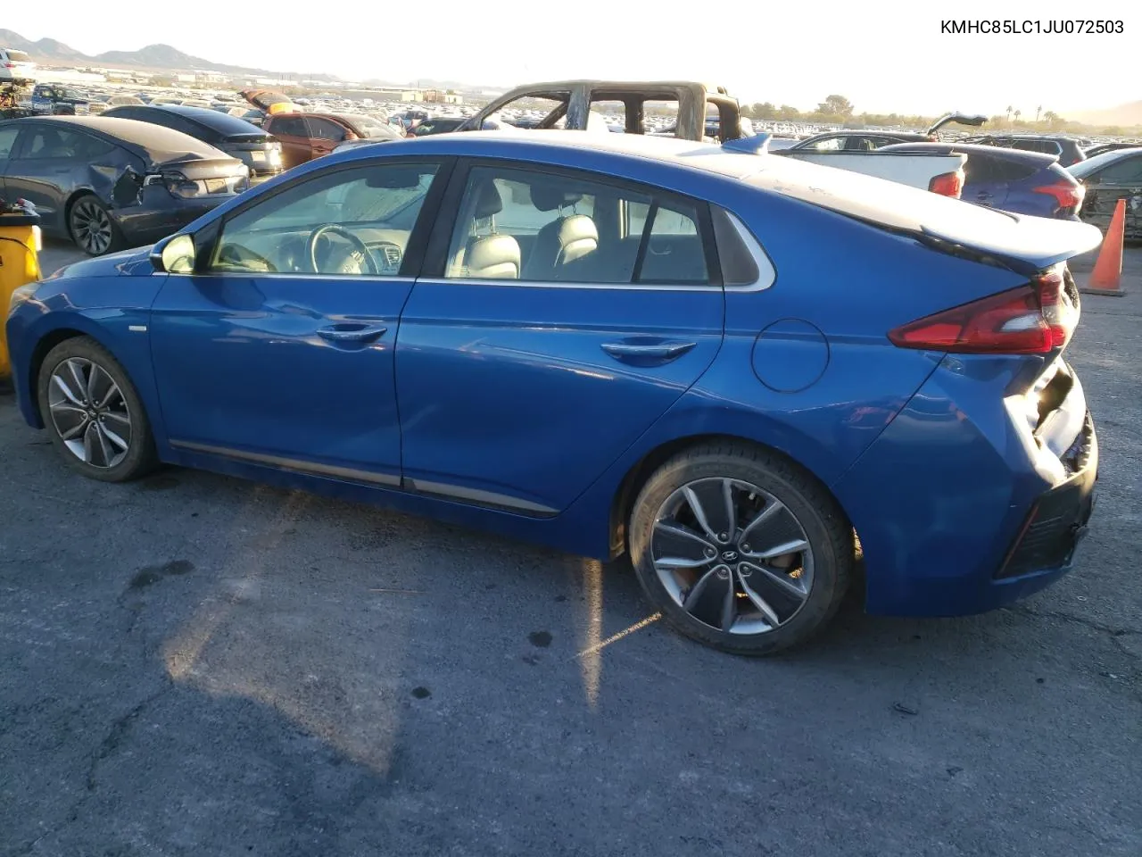 KMHC85LC1JU072503 2018 Hyundai Ioniq Limited