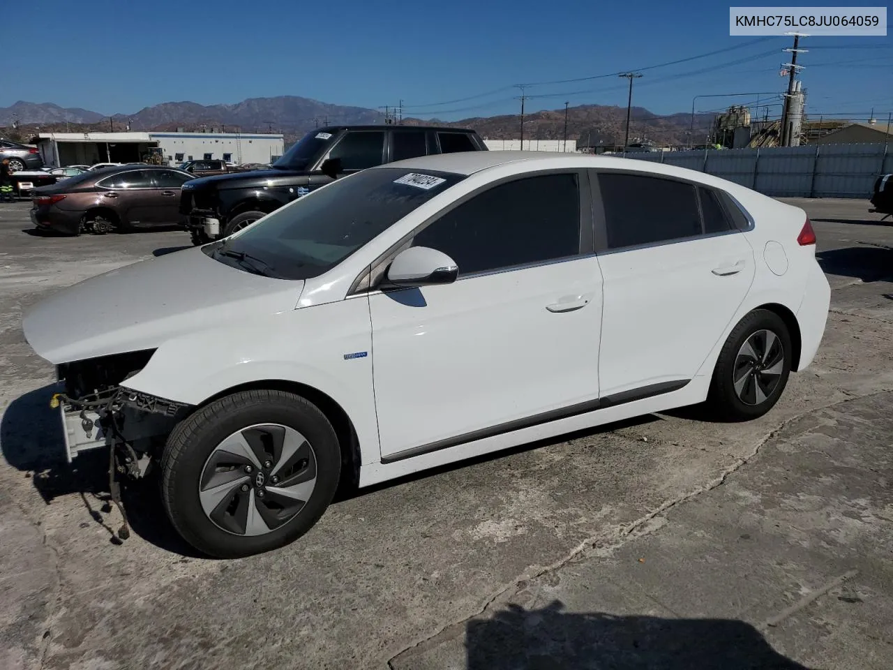 2018 Hyundai Ioniq Sel VIN: KMHC75LC8JU064059 Lot: 77040234