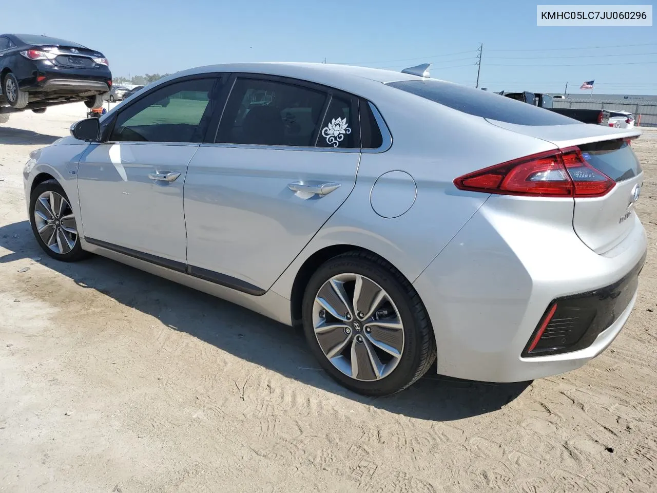 2018 Hyundai Ioniq Limited VIN: KMHC05LC7JU060296 Lot: 77557654