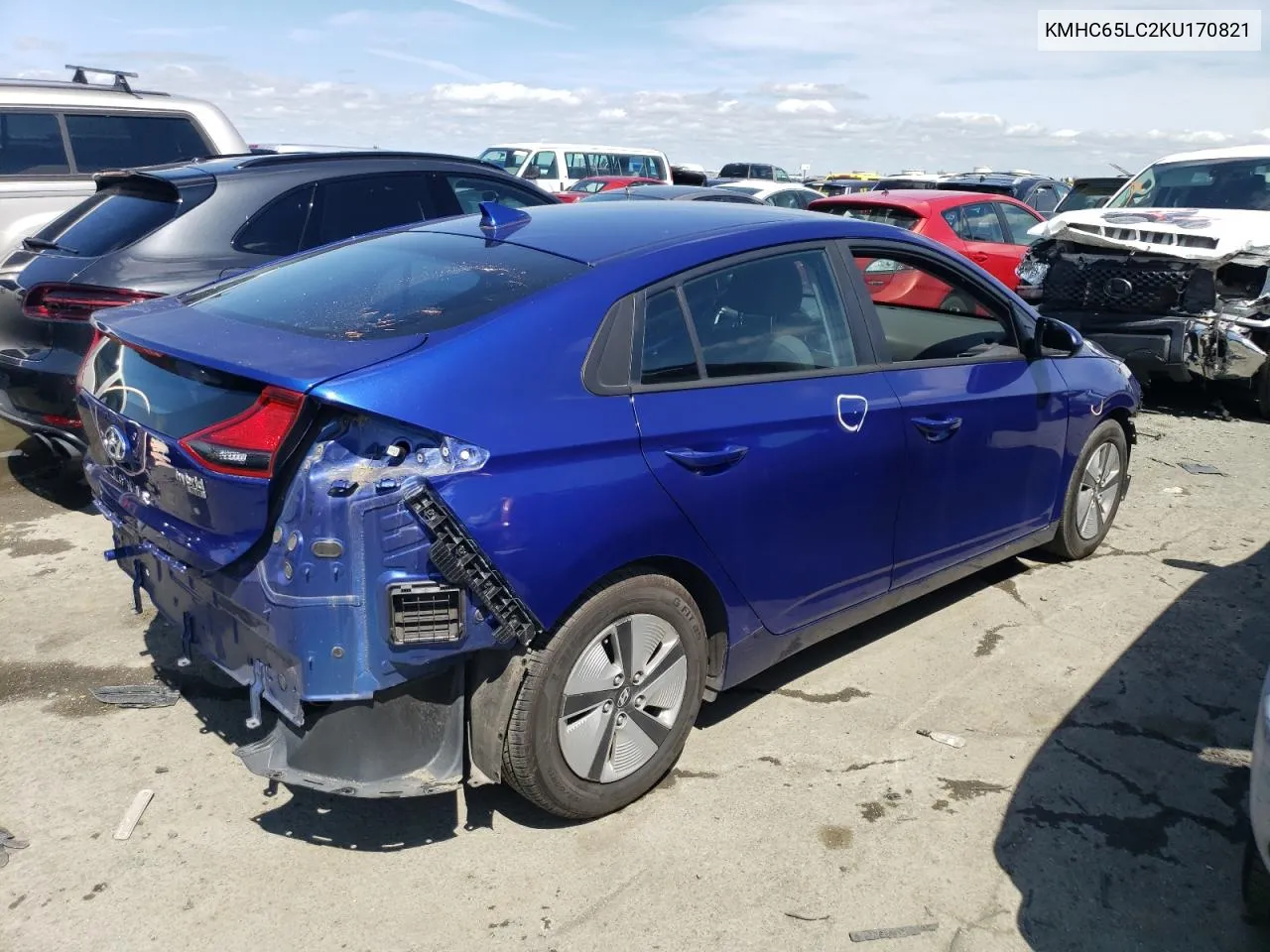 2019 Hyundai Ioniq Blue VIN: KMHC65LC2KU170821 Lot: 50982874