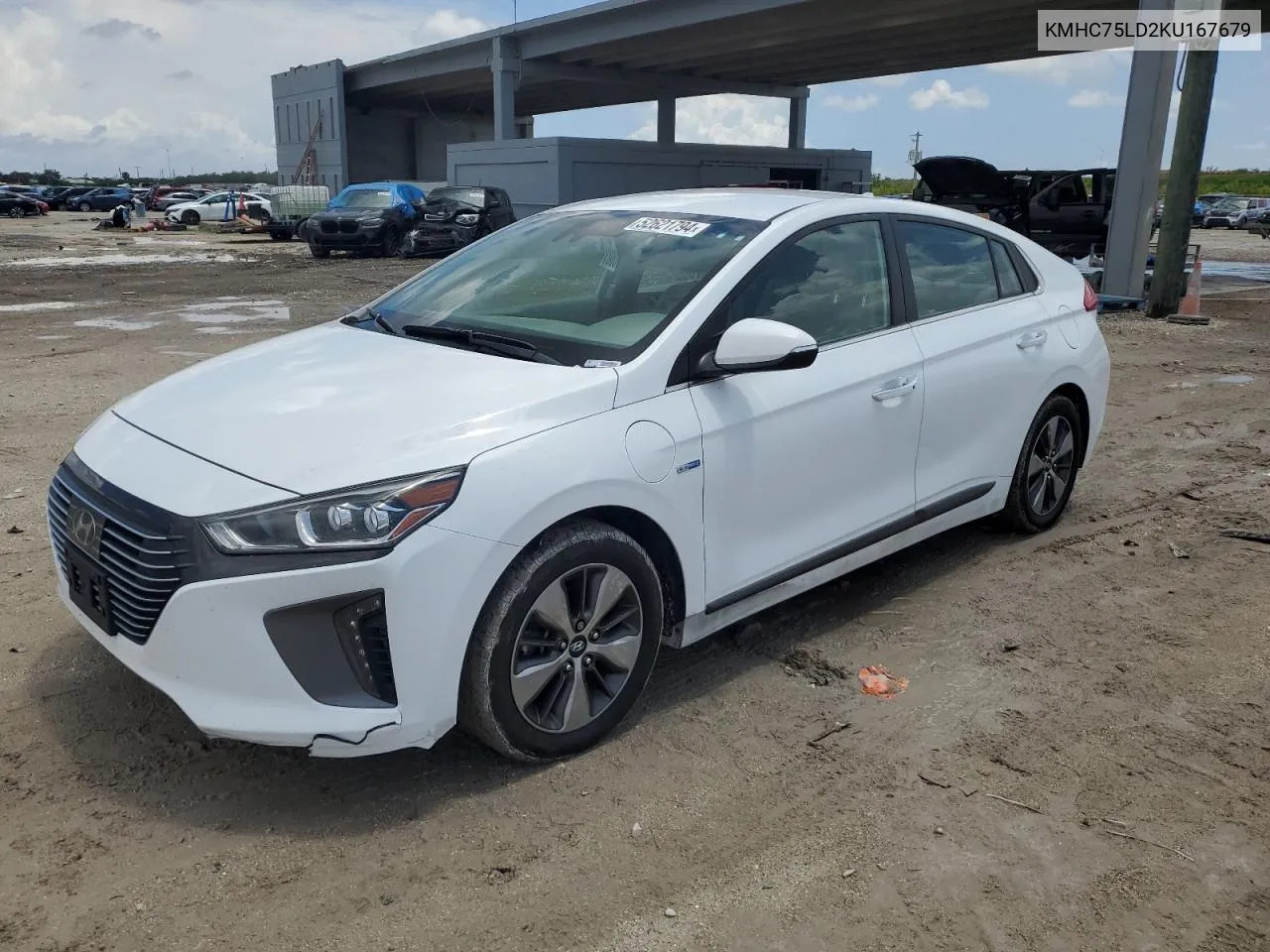 KMHC75LD2KU167679 2019 Hyundai Ioniq Limited