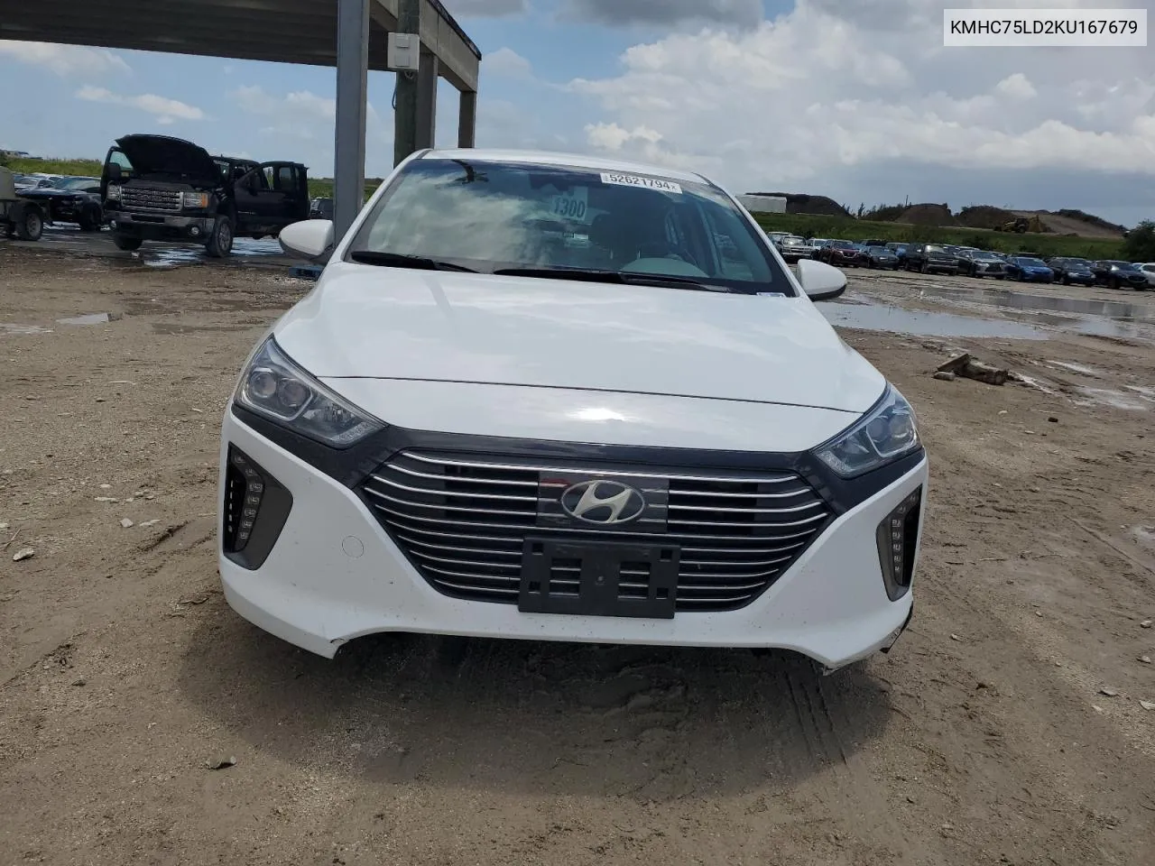 2019 Hyundai Ioniq Limited VIN: KMHC75LD2KU167679 Lot: 52621794