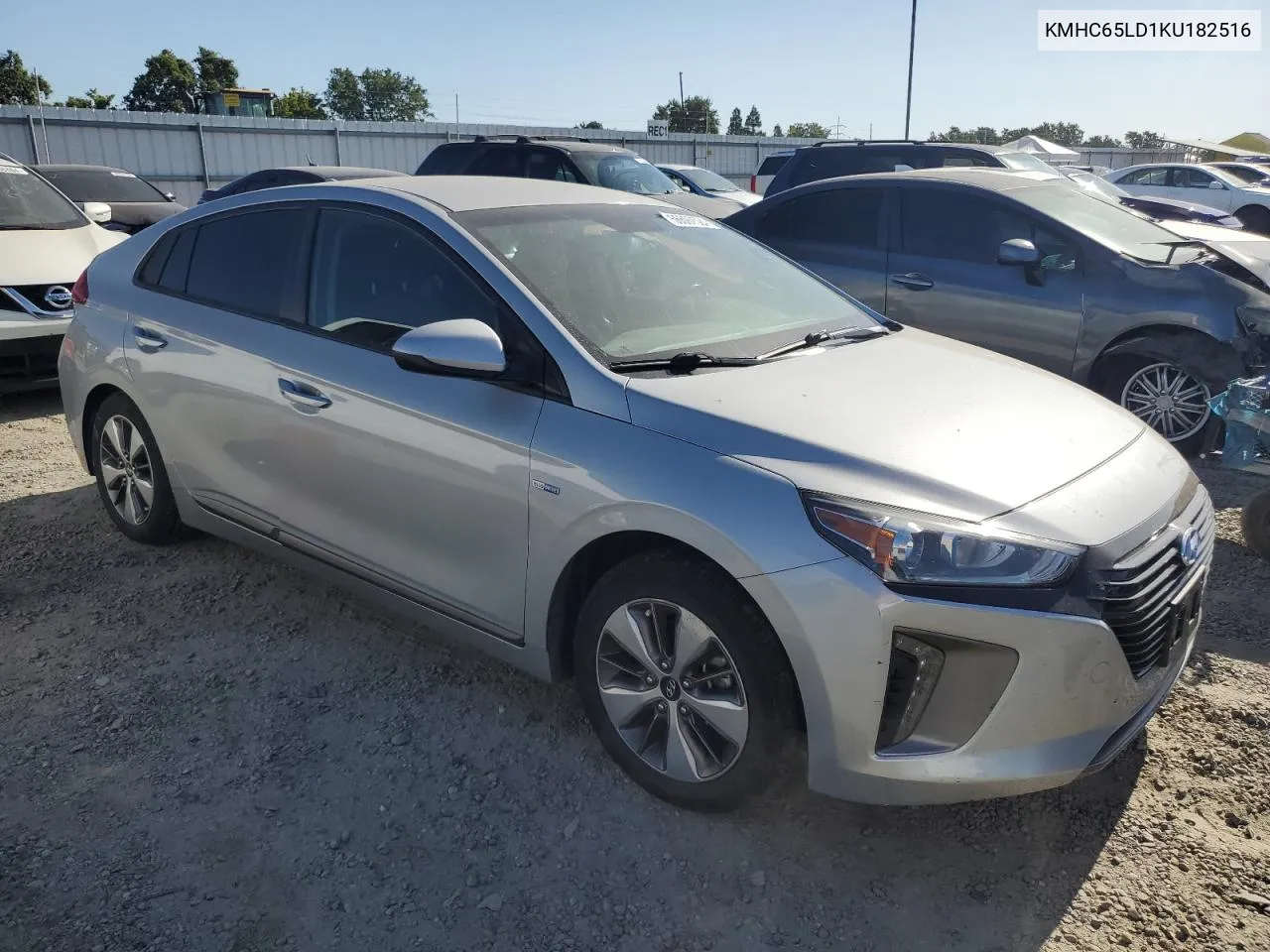 2019 Hyundai Ioniq VIN: KMHC65LD1KU182516 Lot: 56597524