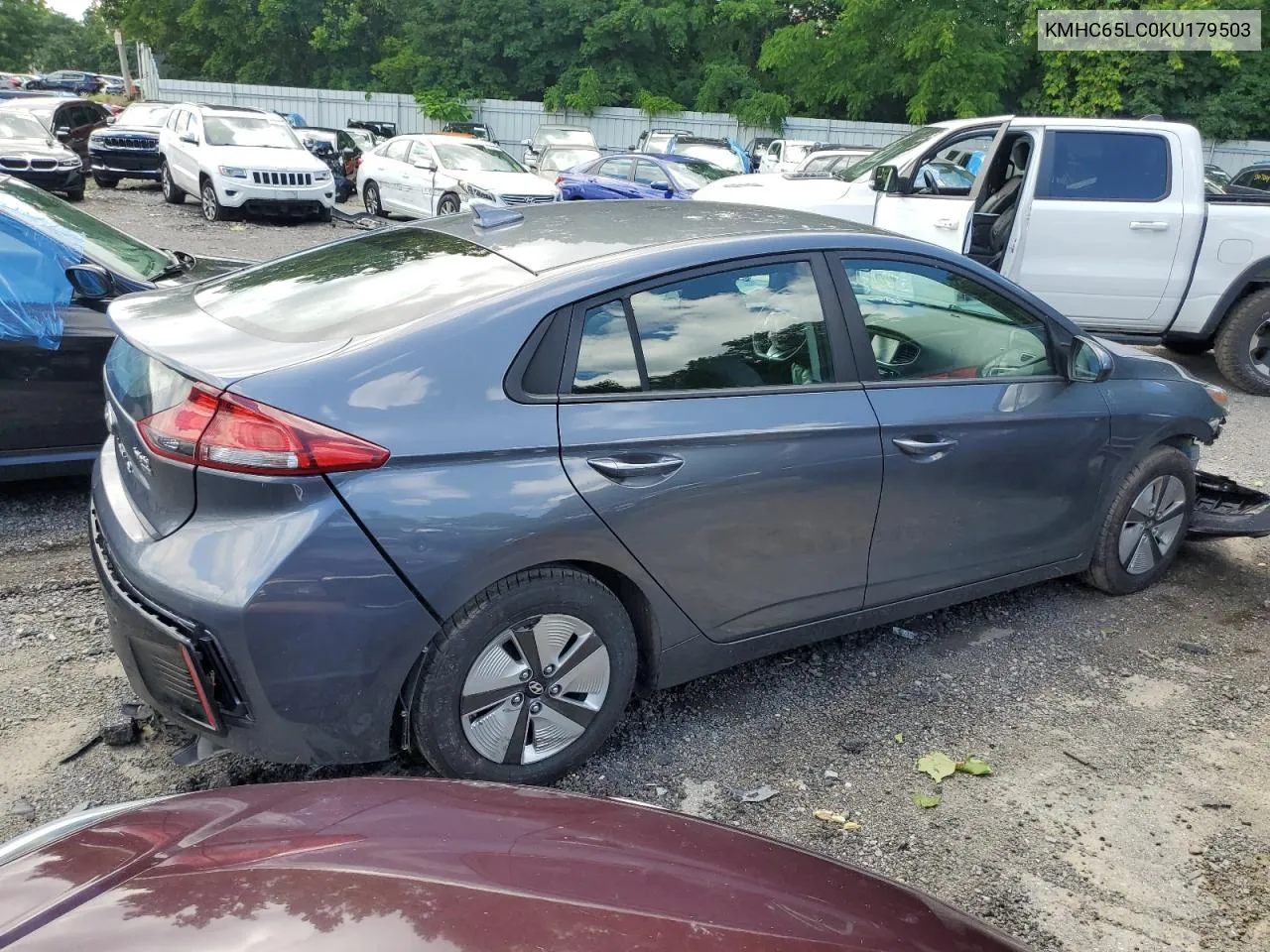 2019 Hyundai Ioniq Blue VIN: KMHC65LC0KU179503 Lot: 60602354